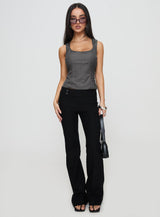 Desni Top Grey