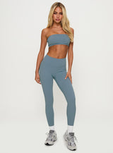 End Goal Active Bandeau Top Blue