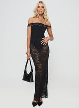 Got It Bad Off The Shoulder Bodysuit Black