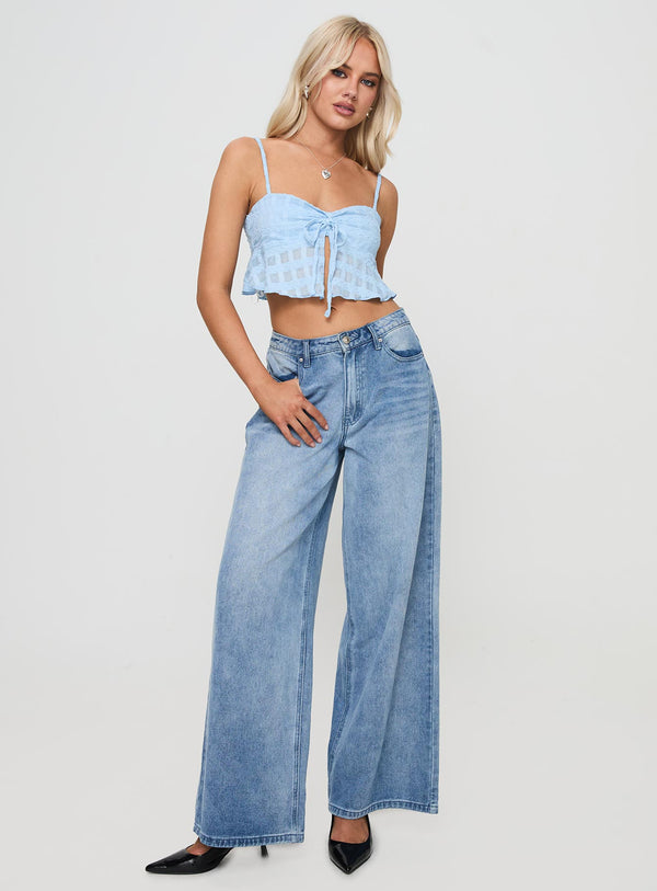 Flicker Top Blue
