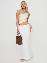 Toomba One Shoulder Top Ivory