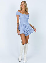 The Love Galore Romper Blue Lower Impact