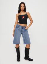 Star Girl Cami Black
