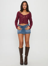Sukita Cardi Burgundy