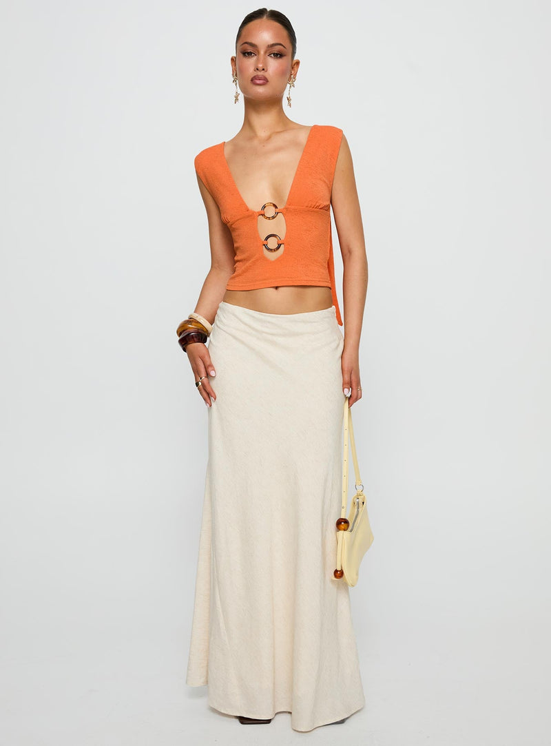 Steward Top Orange