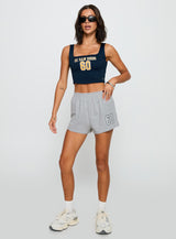 UC San Diego Jersey Corset Top Blue