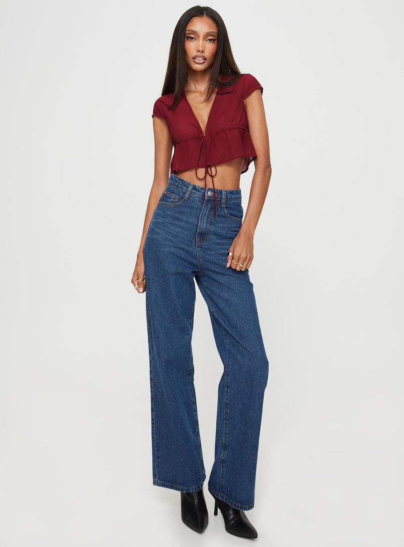 Fazio Top Maroon
