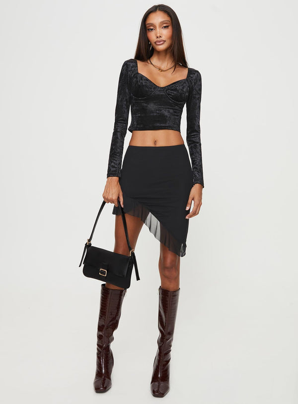 Brako Long Sleeve Top Black