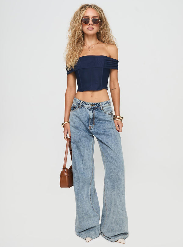 Thoughts Of You Top Blue