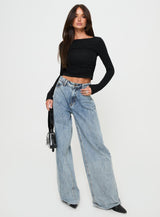 Jakob Long Sleeve Top Black