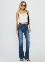 Heatrstruck Graphic Tank Top White