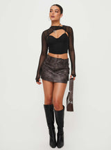 Mckeon Long Sleeve Top Black