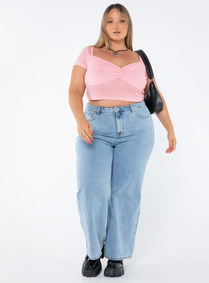 Kimura Top Pink Curve