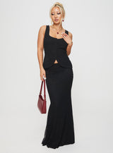 Spirito Vest Top Black