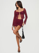 Camdyn Set Burgundy