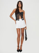 Marcio Lace Top Black