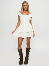 The Love Galore Romper White Lower Impact