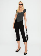 Memory Bliss Asymmetrical Top Grey