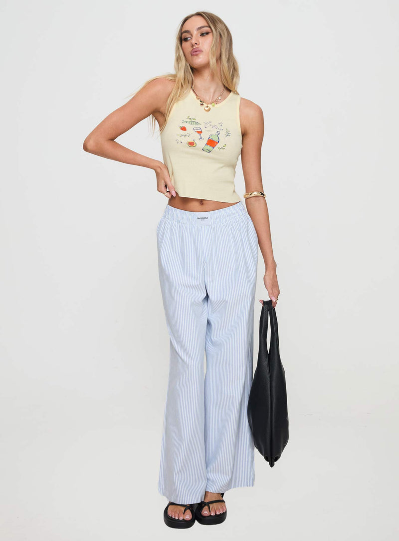 Music In The Park Tank Top Cream