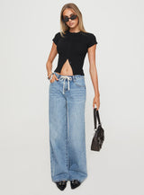 Suzu Knit Top Black