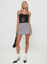 Halls Lace Top Black