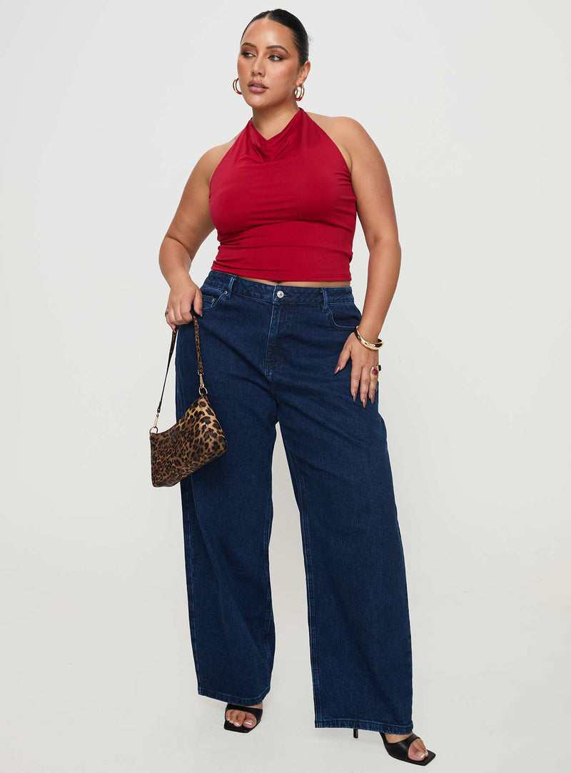 Imposter Top Cherry Red Curve