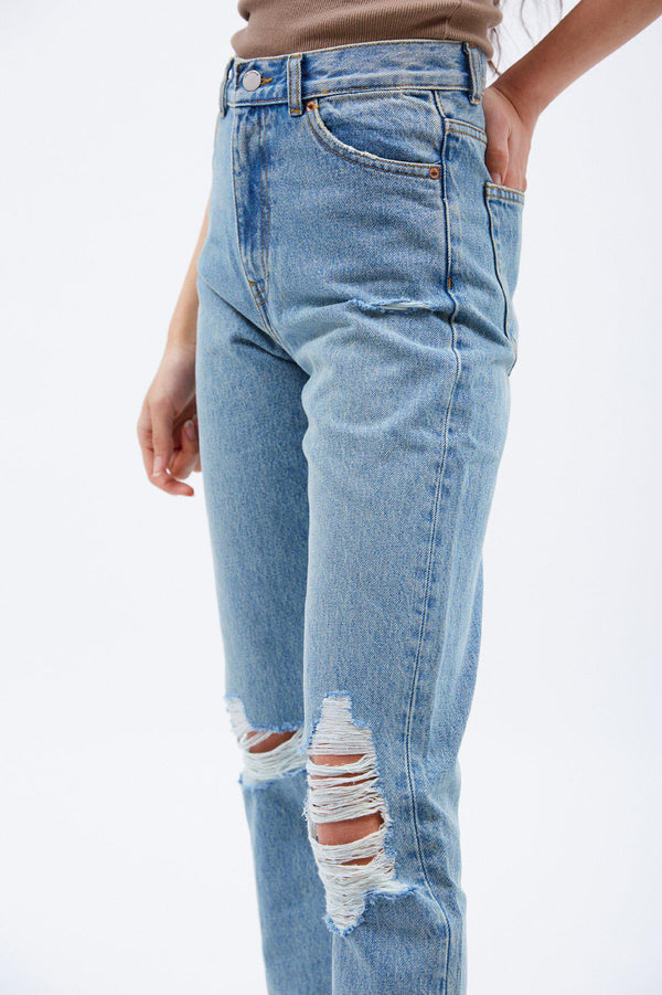 DR. DENIM - Nora - Canyon Sky Dirt Ripped