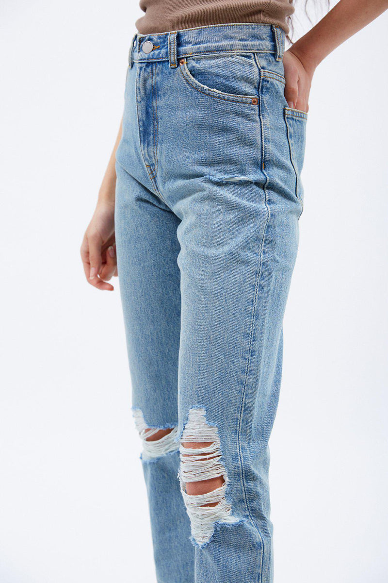 DR. DENIM - Nora - Canyon Sky Dirt Ripped