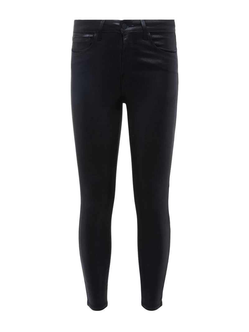 Margot Coated Cropped Skinny Jean