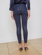 Margot Coated Cropped Skinny Jean