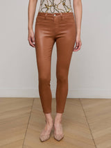 Margot Coated Cropped Skinny Jean