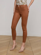Margot Coated Cropped Skinny Jean