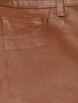 Margot Coated Cropped Skinny Jean
