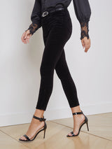 Margot Velvet Cropped Skinny Jean