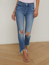 High Line Distressed Skinny Jean