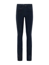 Ruth Coated Straight-Leg Jean
