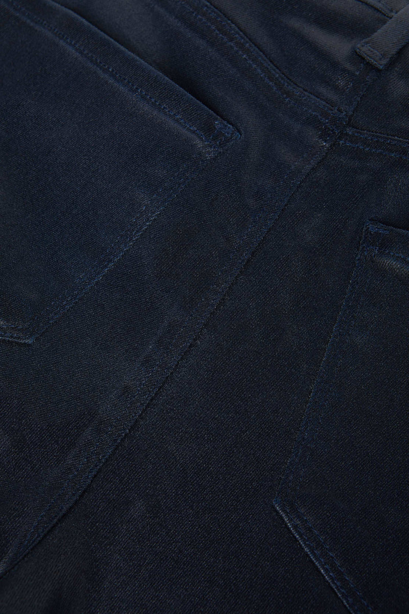 Ruth Coated Straight-Leg Jean
