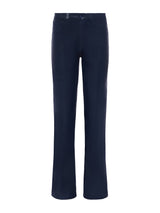 Clayton Coated Wide-Leg Jean