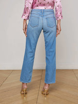 Nevia Slouchy Straight-Leg Jean