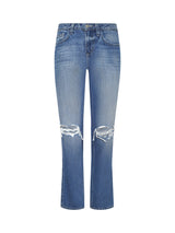 Nevia Slouchy Straight-Leg Jean