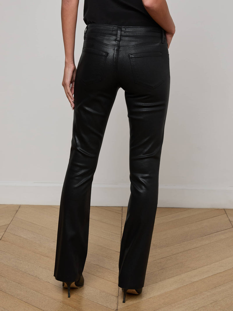 Sneeki Coated Straight-Leg Jean