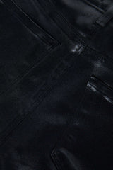 Sneeki Coated Straight-Leg Jean