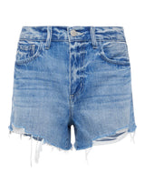Beck Raw-Hem Denim Short
