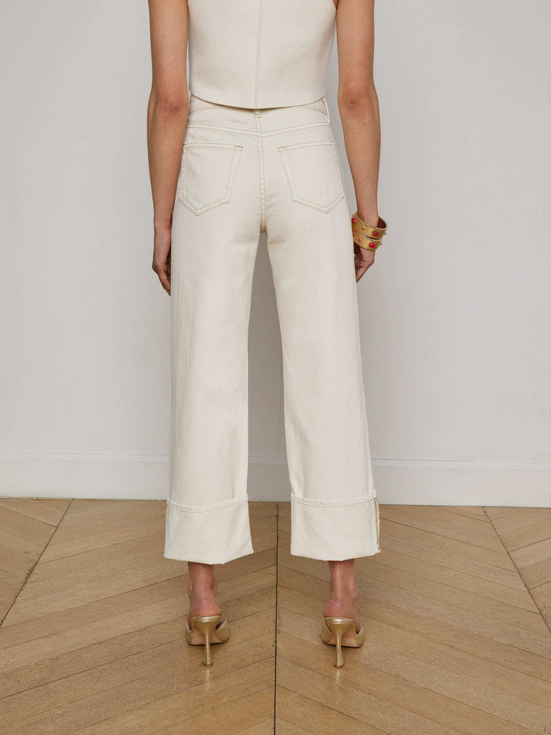 Leighton Cropped Cuffed Jean