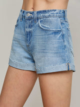 Jazzy Cuffed Denim Short