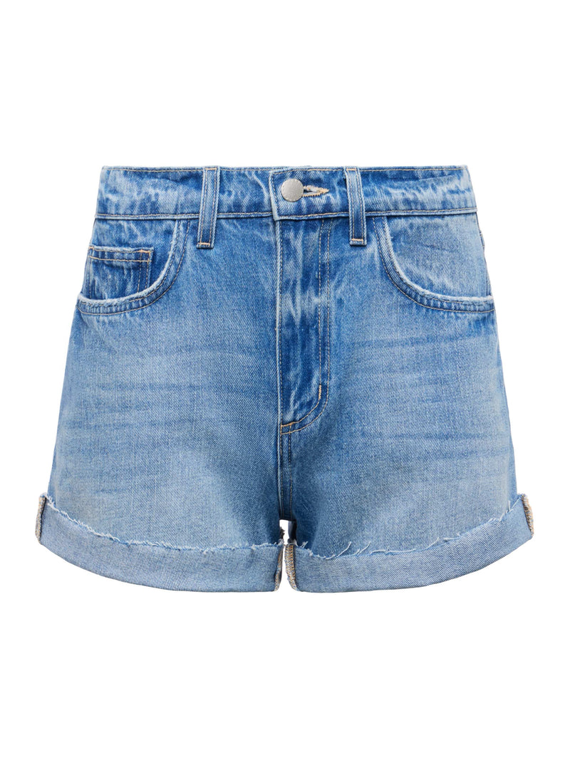Jazzy Cuffed Denim Short