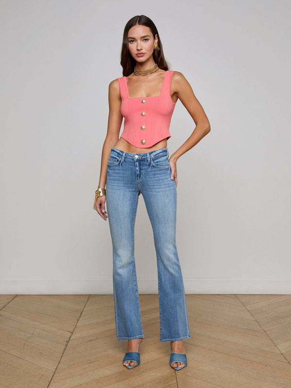 Cara Low-Rise Bootcut Jean