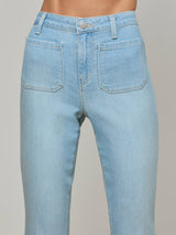 Noya Cropped Slim Flare Jean