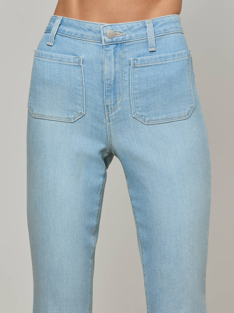 Noya Cropped Slim Flare Jean