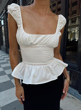 Somi Top White